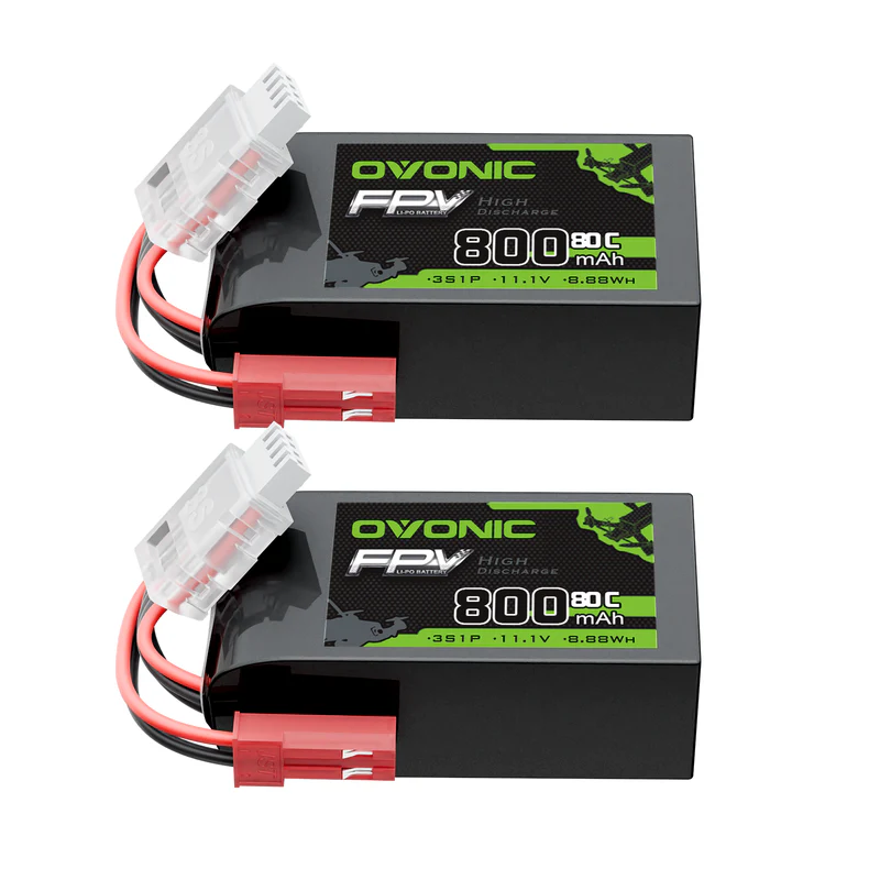 Drone Battery 3S - แบตเตอรี่ OVONIC 11.1V 80C 800mAh 3S