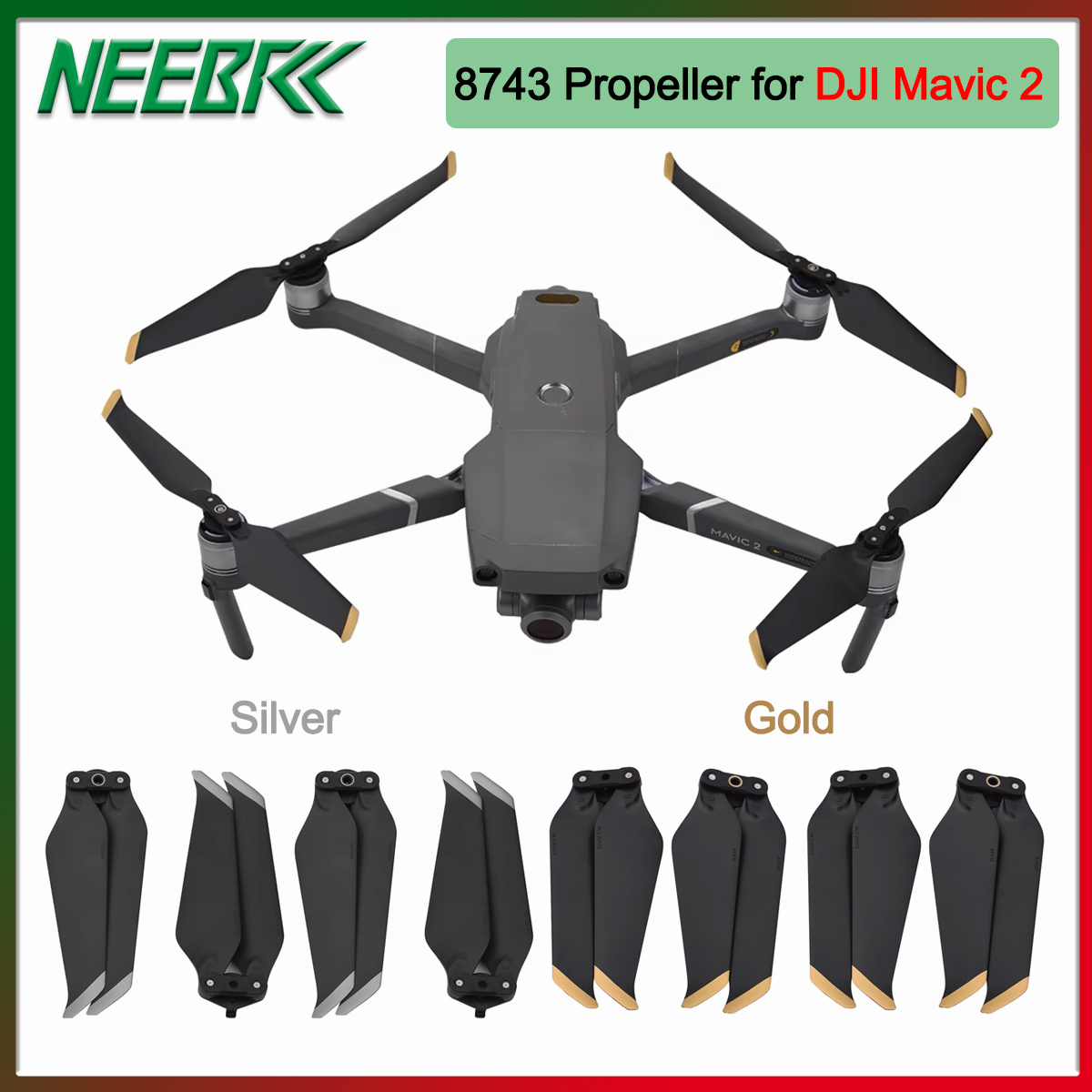 Drone Battery Smart - ใบพัด 4/8 ชิ้น รุ่น 8743 เสียงเงียบ