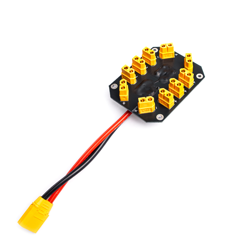 Drone Battery Parallel Board - ฟลายรัน XT60 pdb XT90 บอร์ดชาร์จแบบขนาน ตัวผู้เข้า