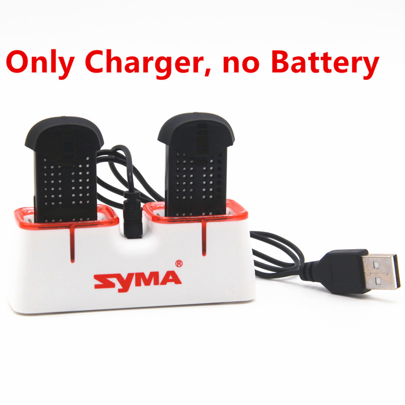 Drone Battery Box - เครื่องชาร์จ USB แบบเร็วคู่สำหรับแบตเตอรี่โดรน Syma X22 X22W