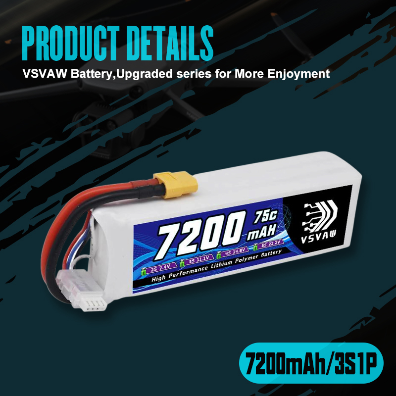 แบตเตอรี่ VSVAW 3S Lipo 11.1V  - Drone Battery 3S บทวิจารณ์และราคา