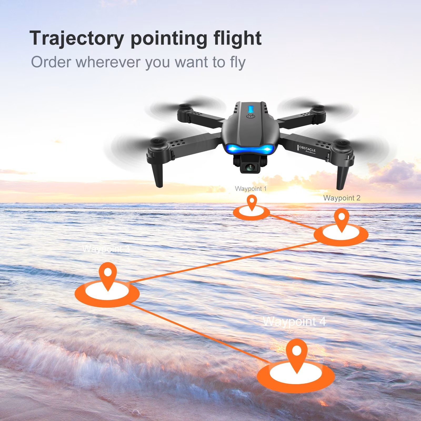 โดรนพับได้รุ่น E88PRO MAX ปี 2 - Drone Battery Box บทวิจารณ์และราคา