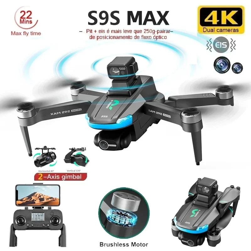 ใหม่S9S MAX MINI Drone 4K 2 แก - Drone Battery Box บทวิจารณ์และราคา