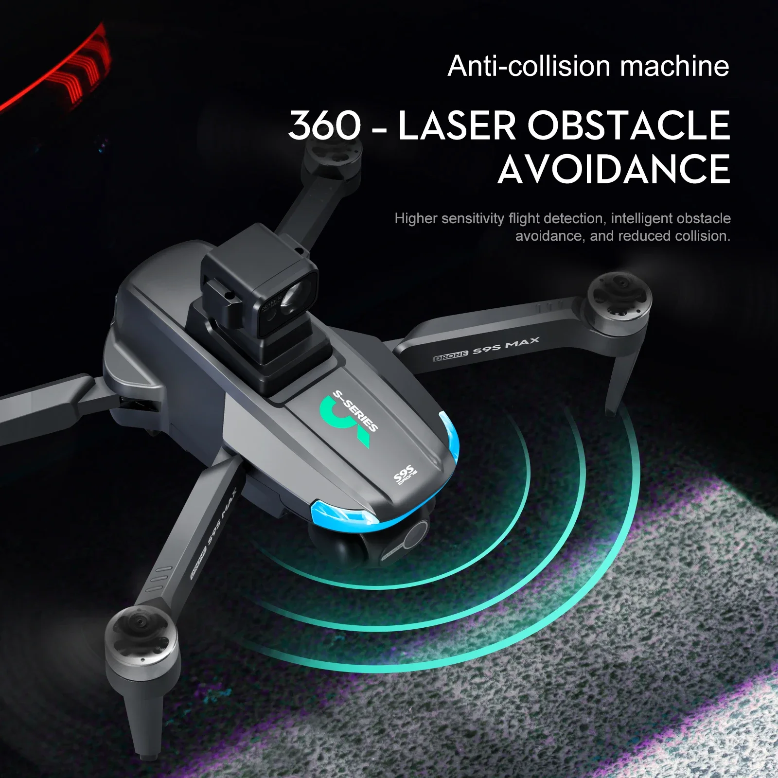 ใหม่S9S MAX MINI Drone 4K 2 แก - Drone Battery Box บทวิจารณ์และราคา