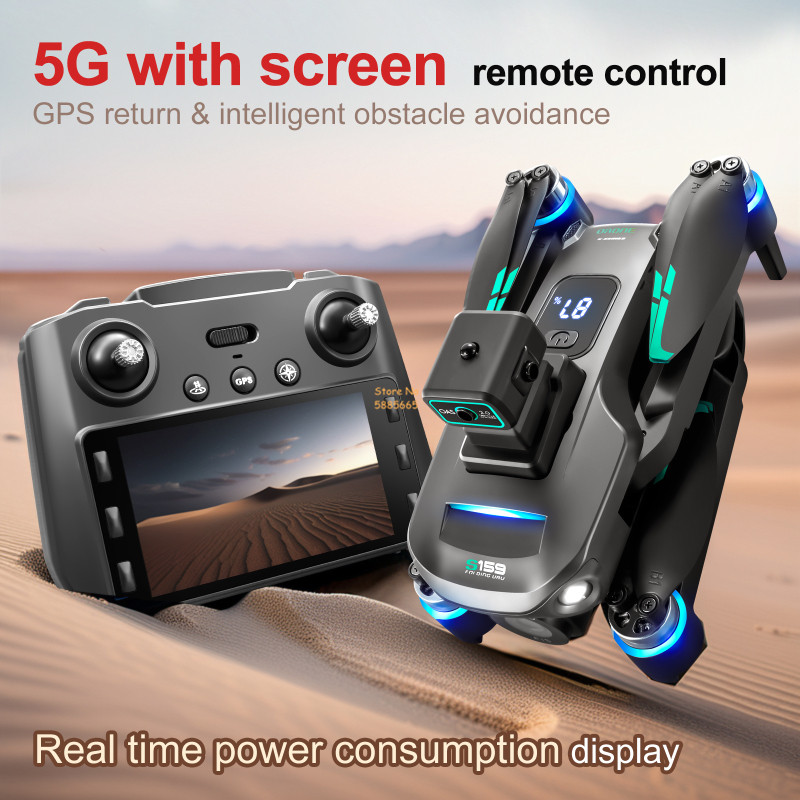 8K กล้องคู่ 5G WIFI FPV รีโมทค - Drone Battery Case บทวิจารณ์และราคา