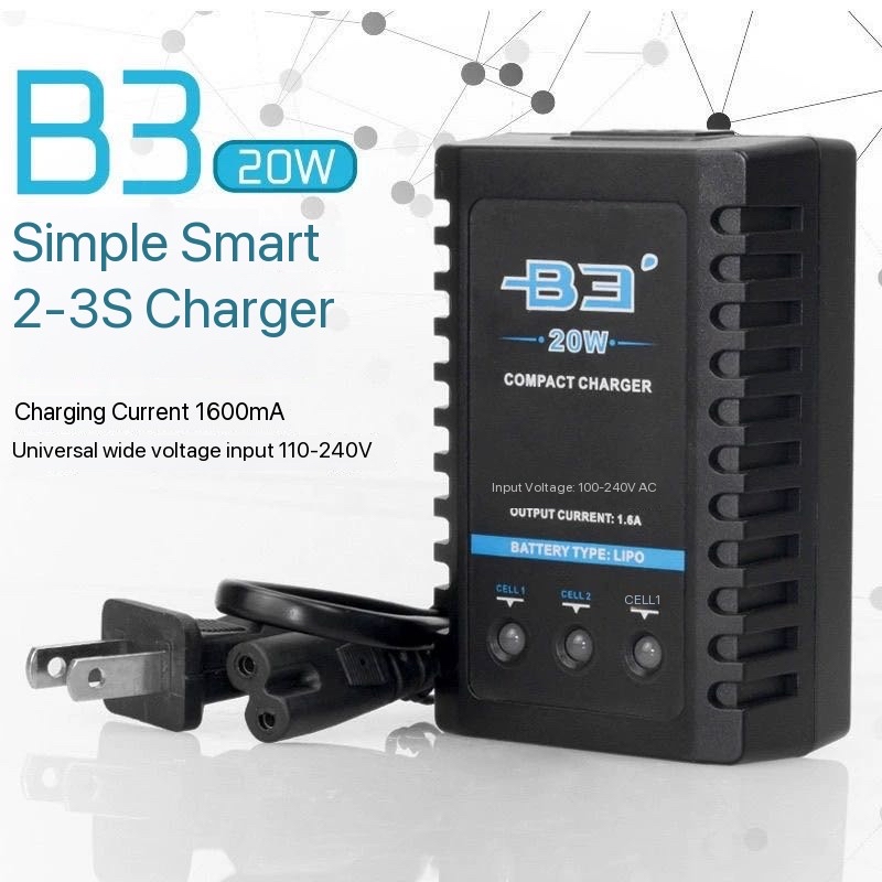 เครื่องชาร์จแบบสมดุล B3 20W สำ - Drone Battery 3S บทวิจารณ์และราคา
