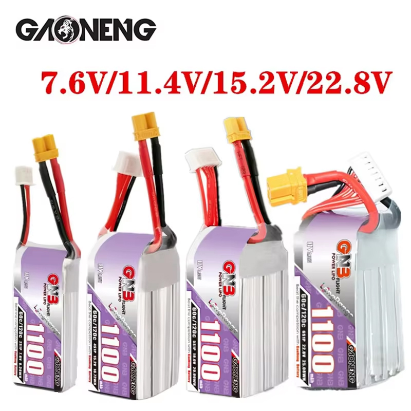 GNB 1100mAh 2S 3S 4S 6S 60C/12 - Drone Battery 3S บทวิจารณ์และราคา