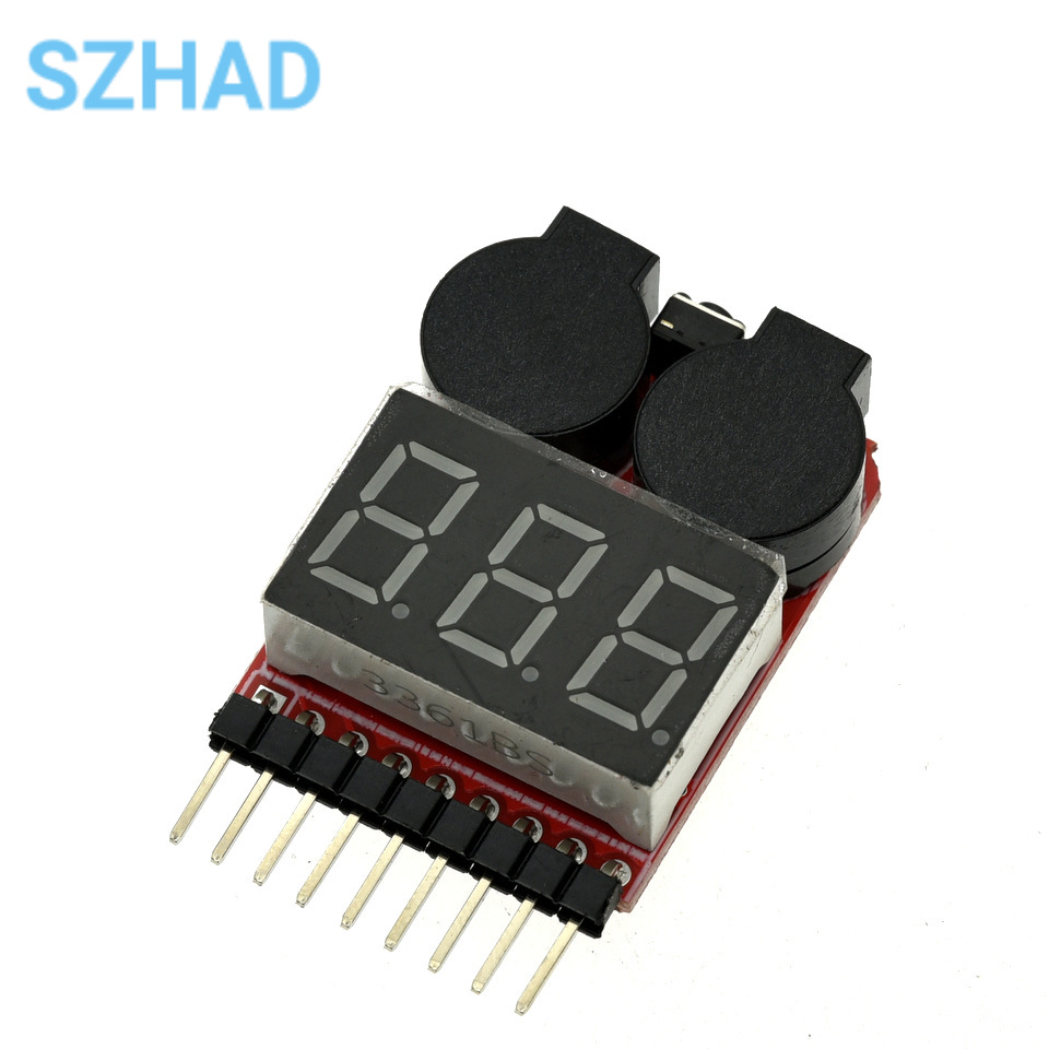 เครื่องทดสอบแรงดันแบตเตอรี่ Li - Drone Battery Voltage Checker บทวิจารณ์และราคา