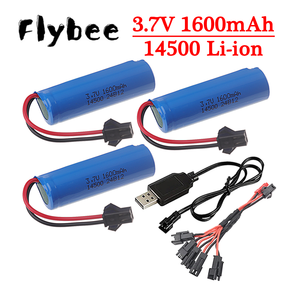 ต้นฉบับ 3.7 V 14500 1600mAh แบ - Drone Battery Li-Ion บทวิจารณ์และราคา