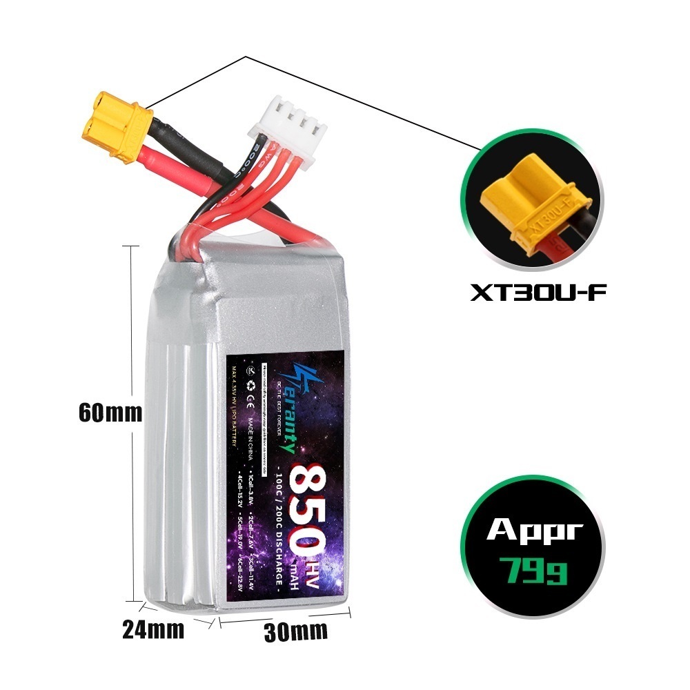 1/2/3PCS TERANTY 3S 11.4V แบตเ - Drone Battery 3S บทวิจารณ์และราคา